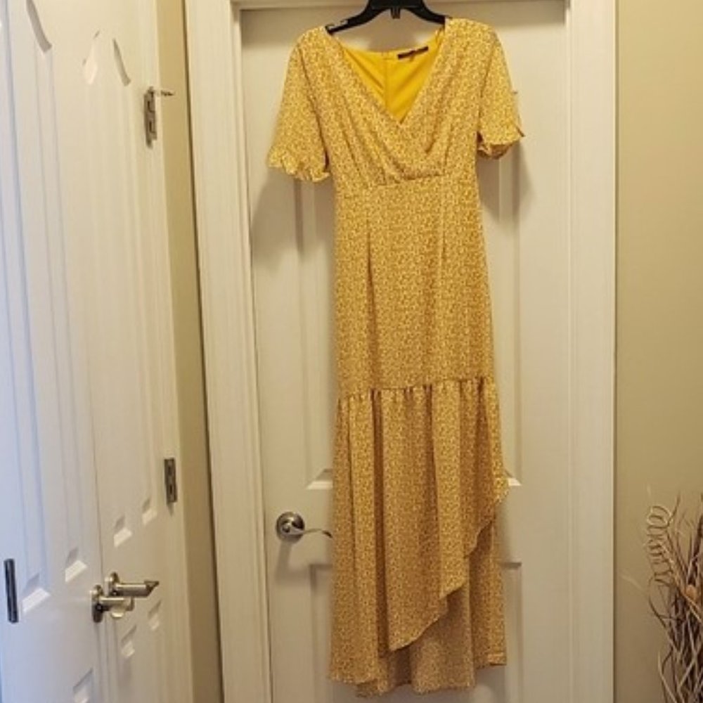 One Clothing High Low Yellow Dress